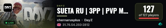 SUETA RU | 3PP | PVP MORE LOOT | WIPE 23.08 live status badge