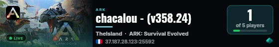 chacalou - (v358.24) live status badge