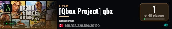 [Qbox Project] qbx live status badge