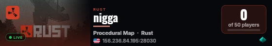 nigga live status badge