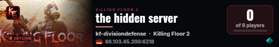 the hidden server live status badge