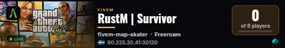 RustM | Survivor live status badge
