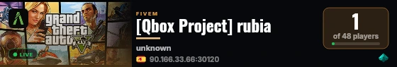 [Qbox Project] rubia live status badge