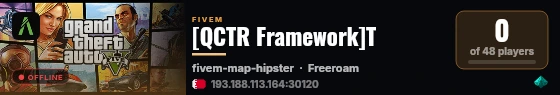 [QCTR Framework]T live status badge