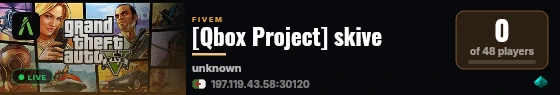 [Qbox Project] skive live status badge