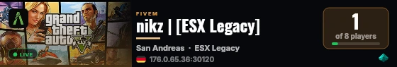 nikz | [ESX Legacy] live status badge