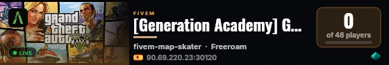 [Generation Academy] Generatio Academy live status badge