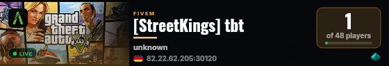 [StreetKings] tbt live status badge