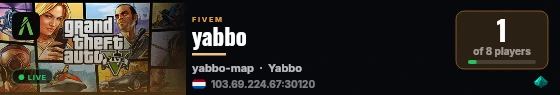 yabbo live status badge