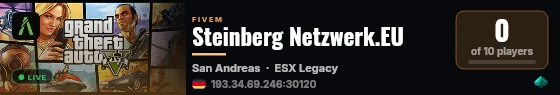 Steinberg Netzwerk.EU live status badge