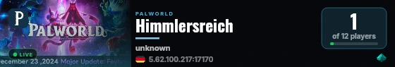 Himmlersreich live status badge