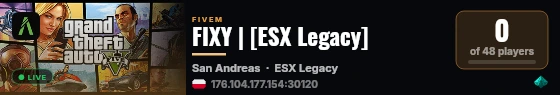 FIXY | [ESX Legacy] live status badge