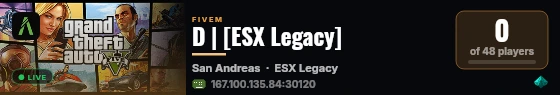 D | [ESX Legacy] live status badge