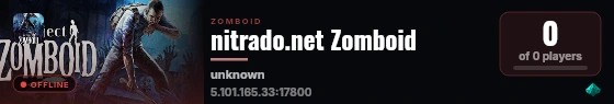 nitrado.net Zomboid live status badge