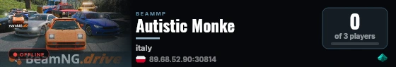 Autistic Monke live status badge