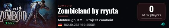 Zombieland by rryuta live status badge