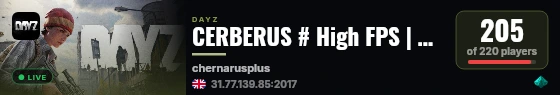 CERBERUS # High FPS | Vanilla+ # official live status badge