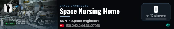 Space Nursing Home live status badge