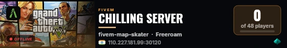 CHILLING SERVER live status badge