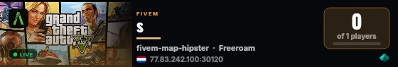 s live status badge