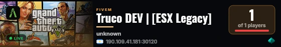 Truco DEV | [ESX Legacy] live status badge