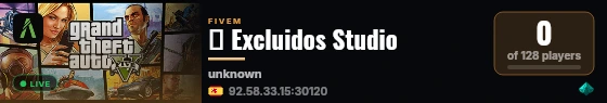 📸 Excluidos Studio live status badge