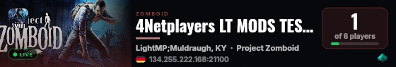 4Netplayers LT MODS TEST SERVER live status badge