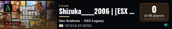 Shizuka_____2006 | [ESX Legacy] live status badge
