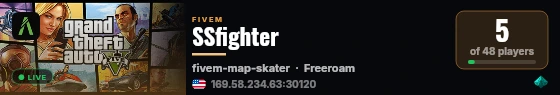 SSfighter live status badge