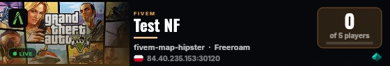 Test NF live status badge