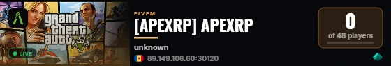 [APEXRP] APEXRP live status badge