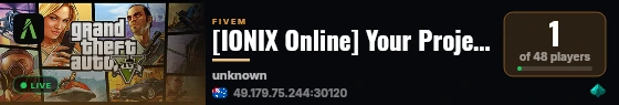 [IONIX Online] Your Project Name live status badge