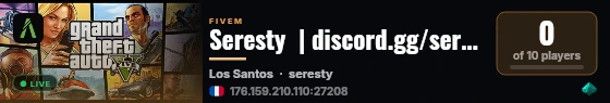 Seresty  | discord.gg/seresty live status badge