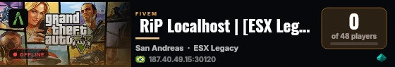  RiP Localhost | [ESX Legacy] live status badge