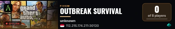 OUTBREAK SURVIVAL live status badge