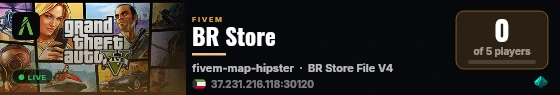 BR Store live status badge