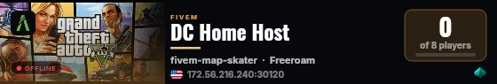 DC Home Host live status badge