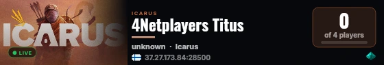 4Netplayers Titus live status badge
