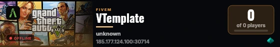VTemplate live status badge