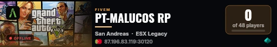 PT-MALUCOS RP live status badge
