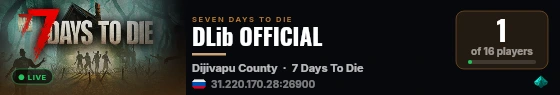 DLib OFFICIAL live status badge