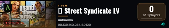 🌆 Street Syndicate LV live status badge