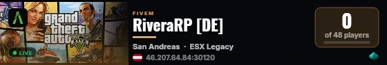 RiveraRP [DE] live status badge