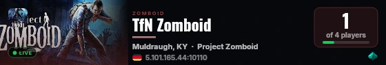 TfN Zomboid live status badge