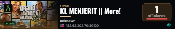 KL MENJERIT || More! live status badge