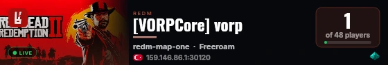 [VORPCore] vorp live status badge