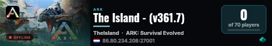 The Island - (v361.7) live status badge
