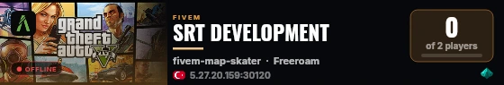 SRT DEVELOPMENT live status badge