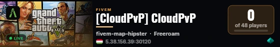 [CloudPvP] CloudPvP live status badge