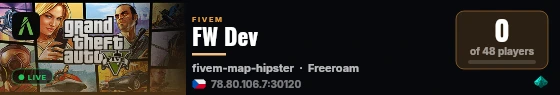 FW Dev live status badge